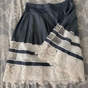 Ann Taylor chambray skirt